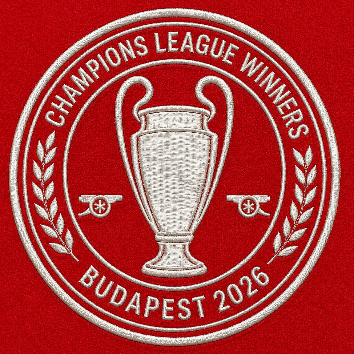 Arsenal Champions League Winners Budapest 2026 Shirt