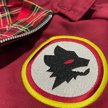 AS Roma Retro Football Jacket Mens