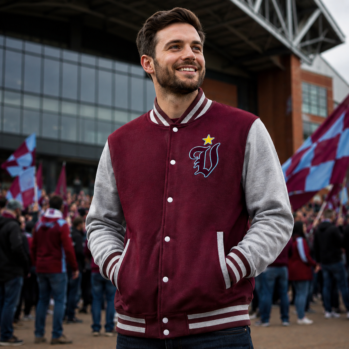 Aston Villa Baseball Jacket