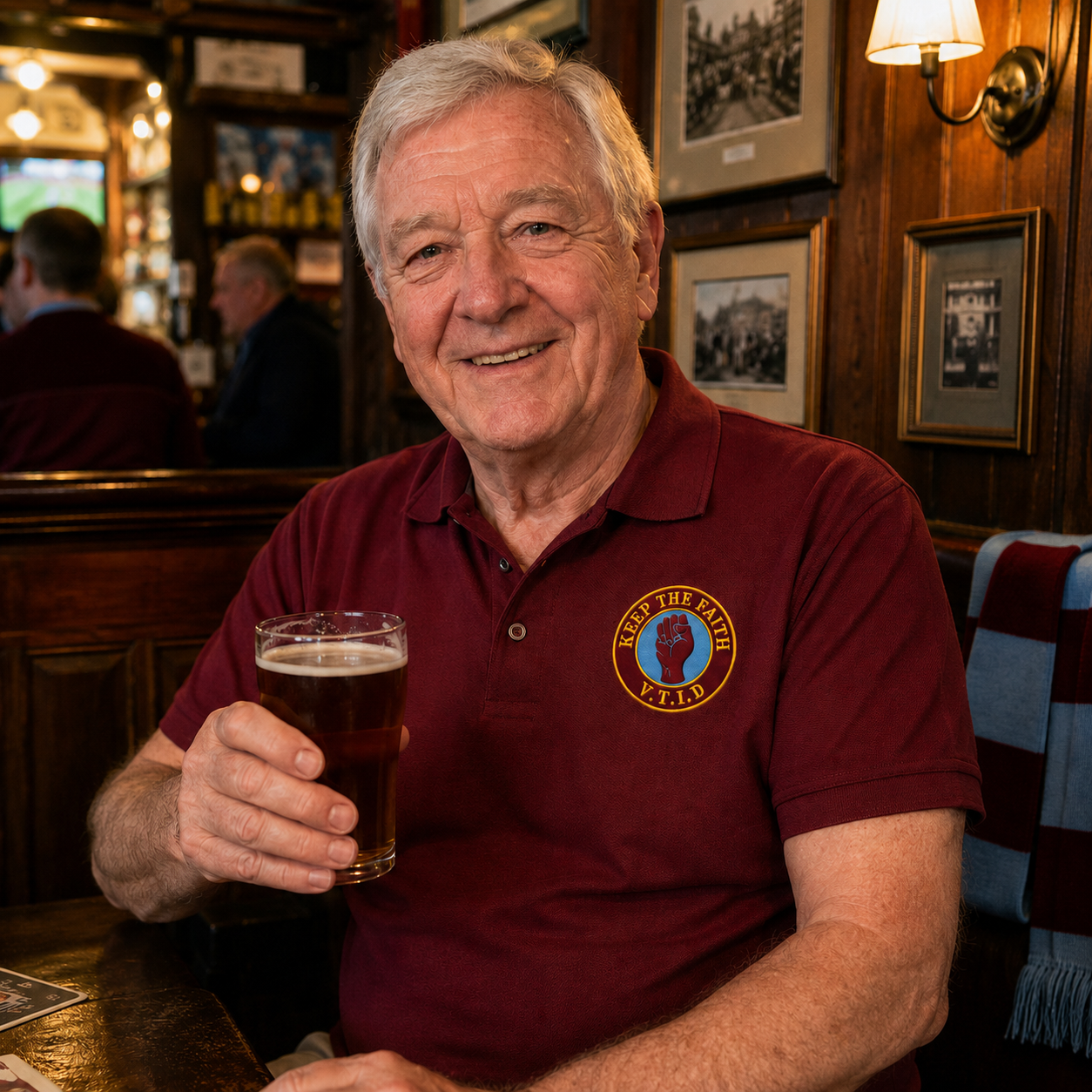 Aston Villa Til I Die Football Polo Shirt