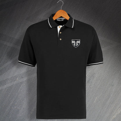 Retro Ayr Embroidered Contrast Polo Shirt