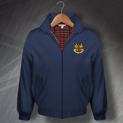 Retro Baldock Town Football Harrington Jacket