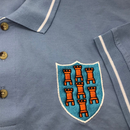 Retro Ballymena Football Polo Shirt