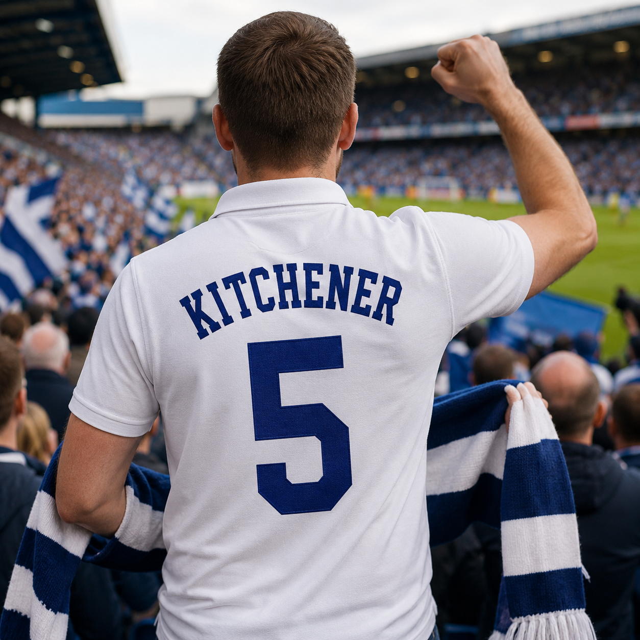 Barry Kitchener Millwall Football Shirt