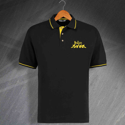 The Beagles Embroidered Contrast Polo Shirt