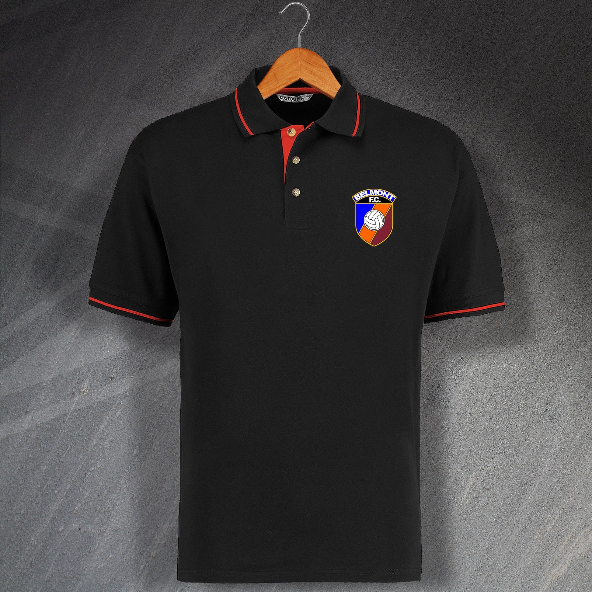 Retro Belmont FC Polo Shirt