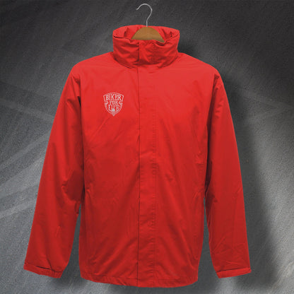 Biker for Life Waterproof Jacket with Embroidered Badge