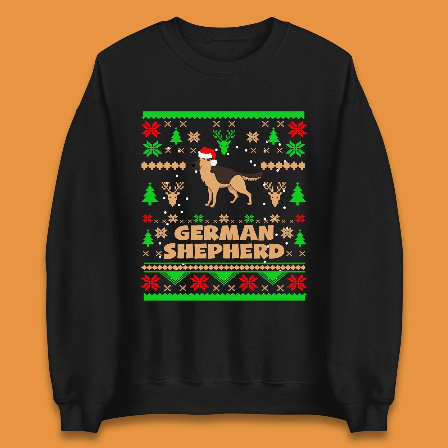 German Shepherd Christmas Jumper UK