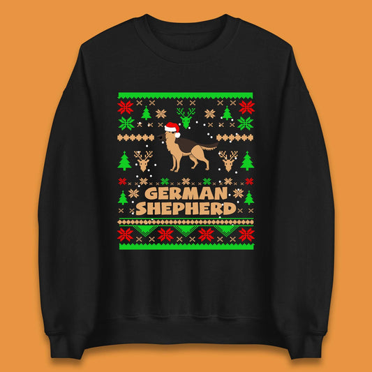 German Shepherd Christmas Jumper UK