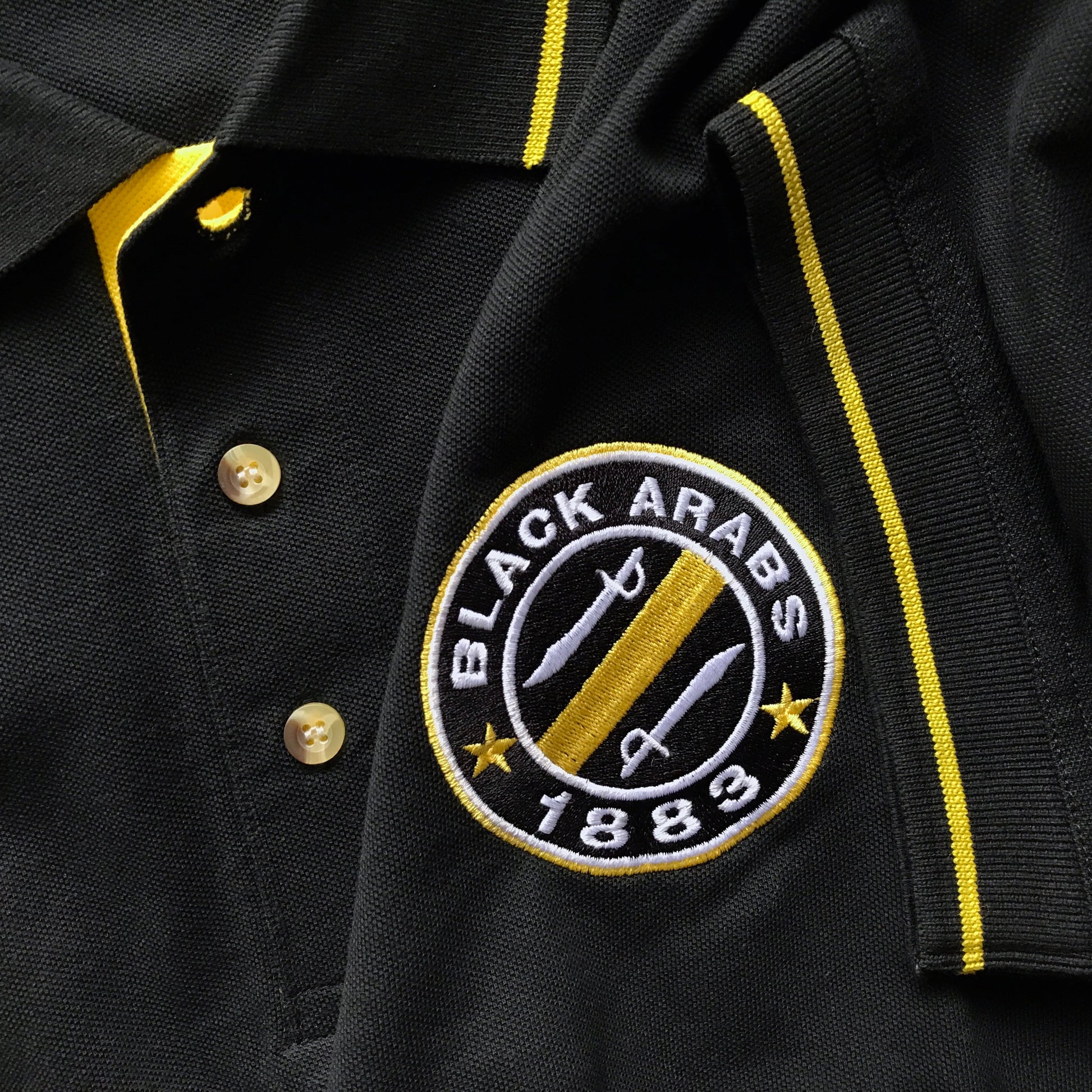Black Arabs Football Polo Shirt