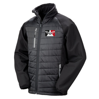 Black Country Flag Softshell Jacket