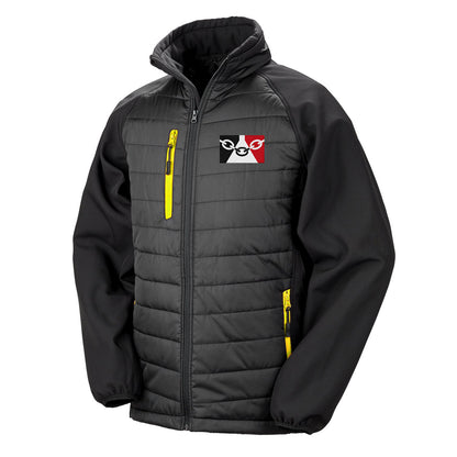 Black Country Flag Softshell Jacket