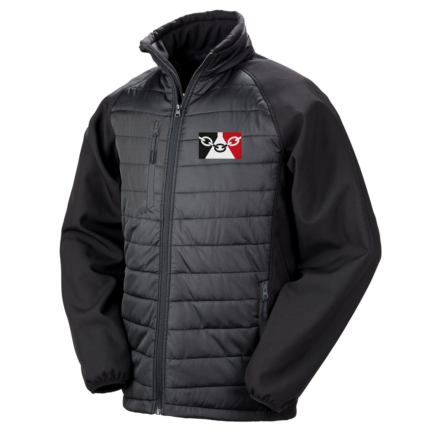 Black Country Flag Softshell Jacket