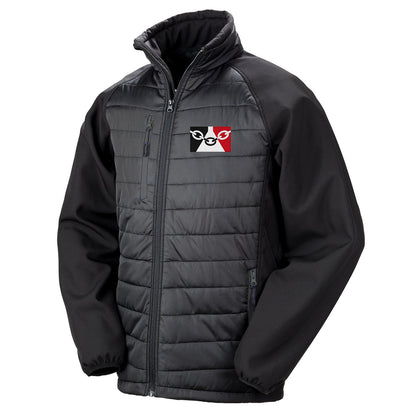 Black Country Flag Softshell Jacket