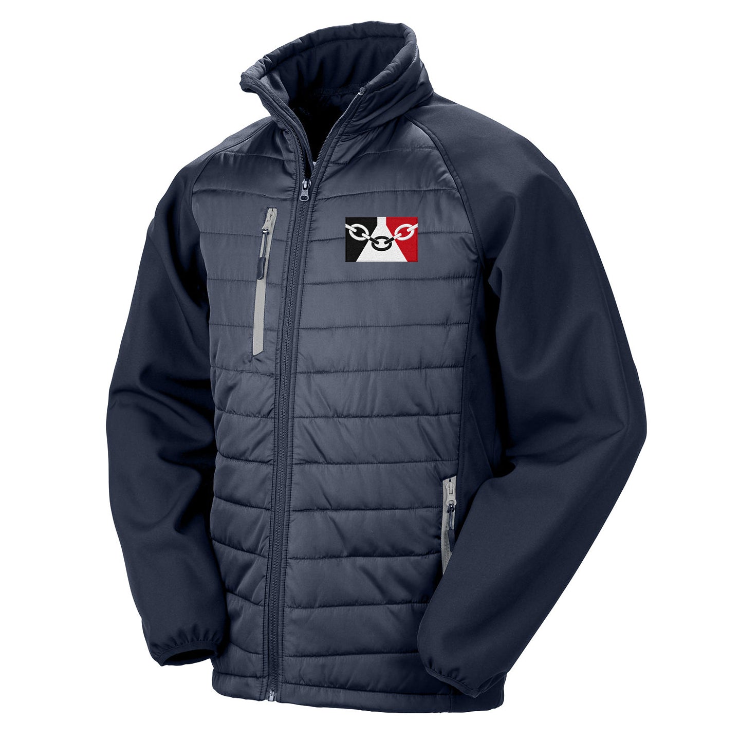 Black Country Flag Softshell Jacket