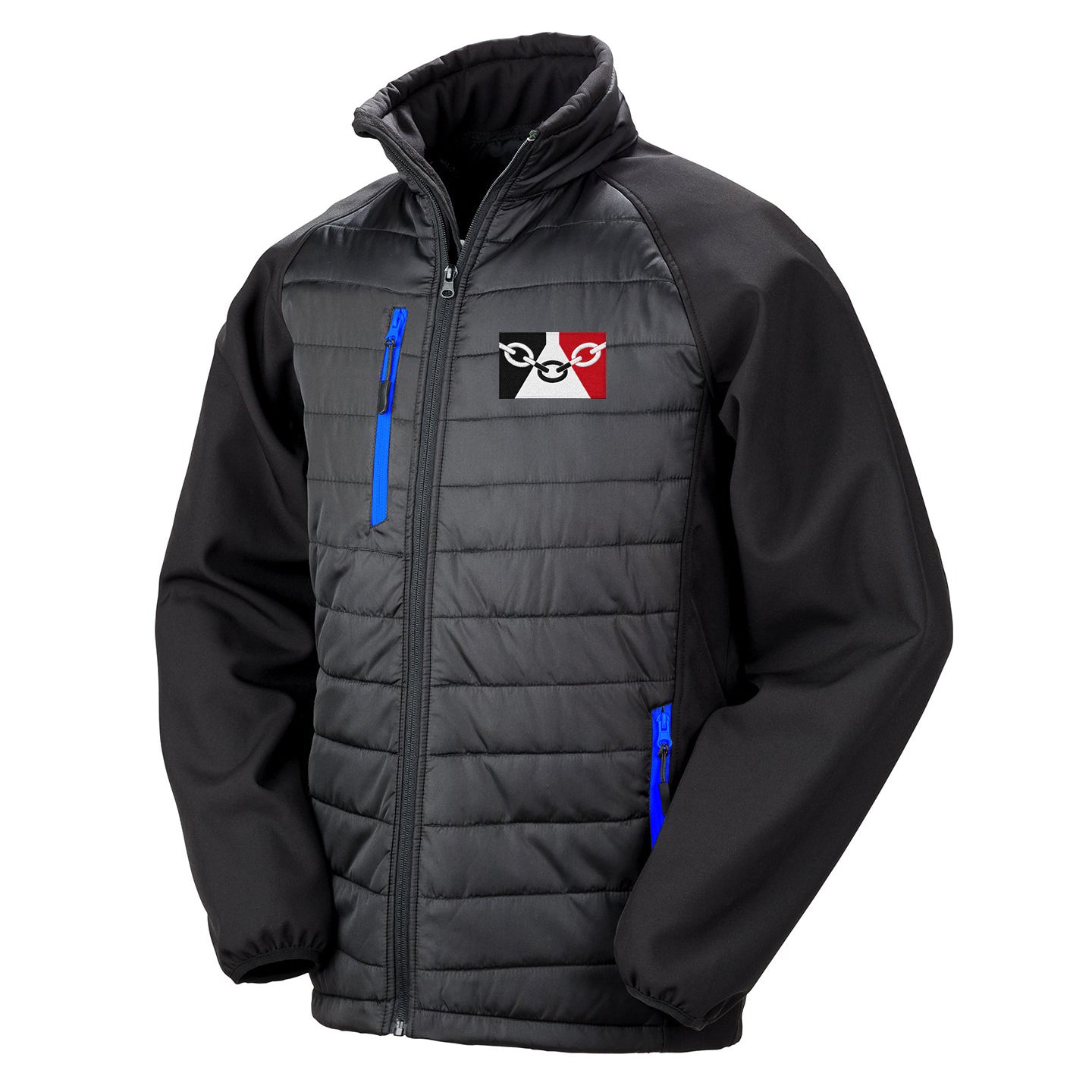 Black Country Flag Softshell Jacket