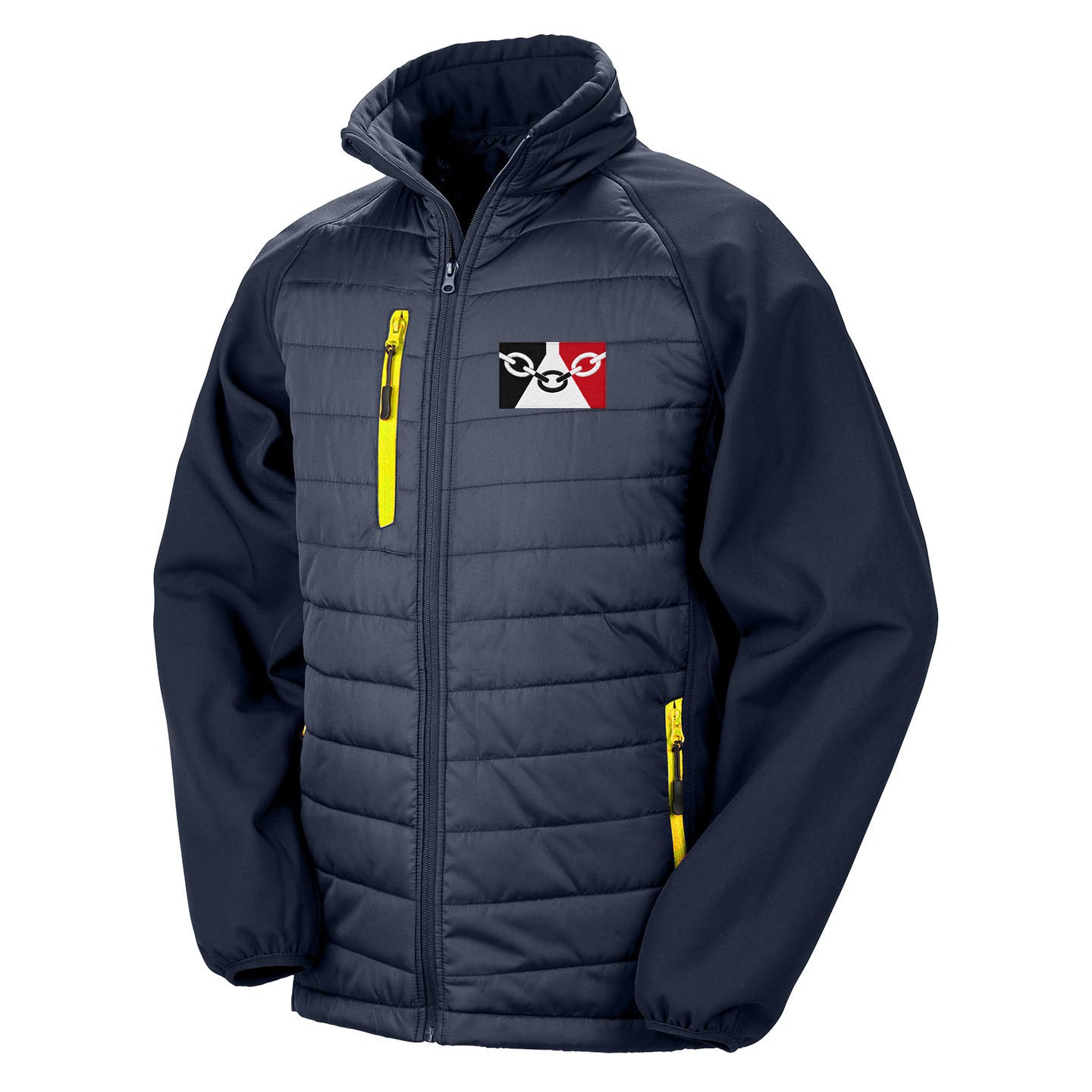 Black Country Flag Softshell Jacket