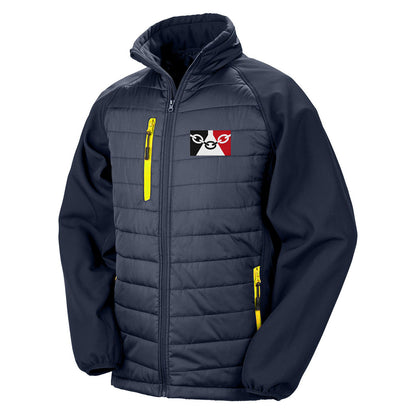 Black Country Flag Softshell Jacket