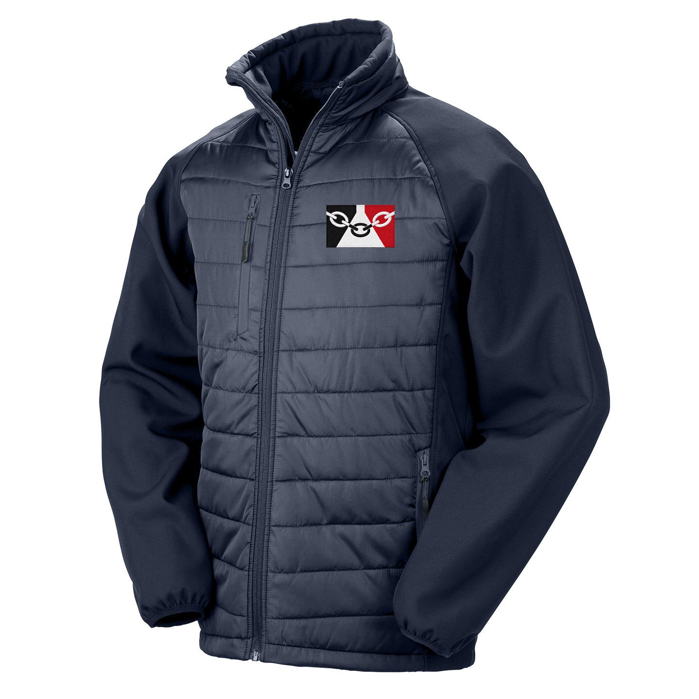 Black Country Flag Softshell Jacket