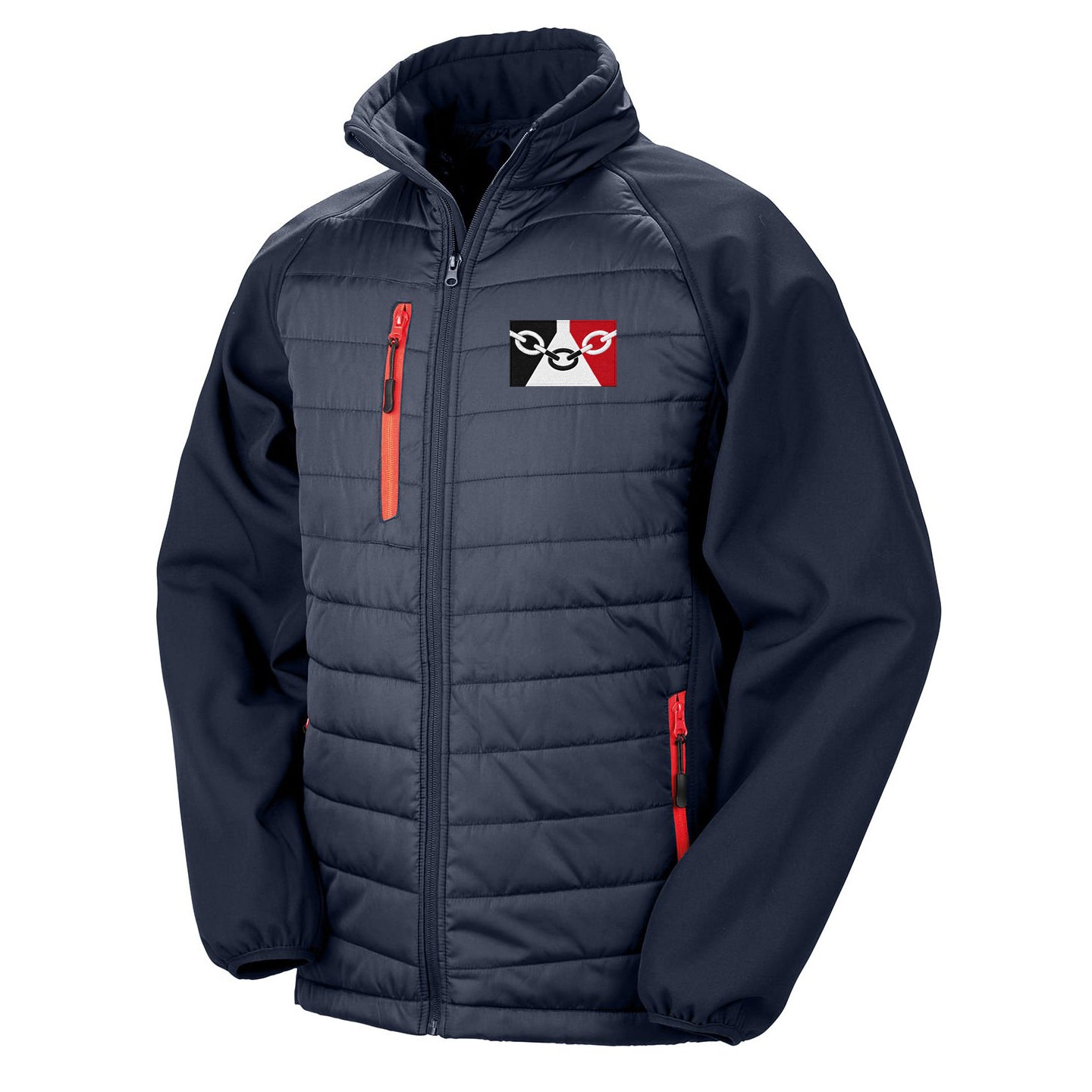 Black Country Flag Softshell Jacket