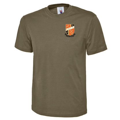 Retro Blackpool Metal Mechanics Embroidered Classic T Shirt