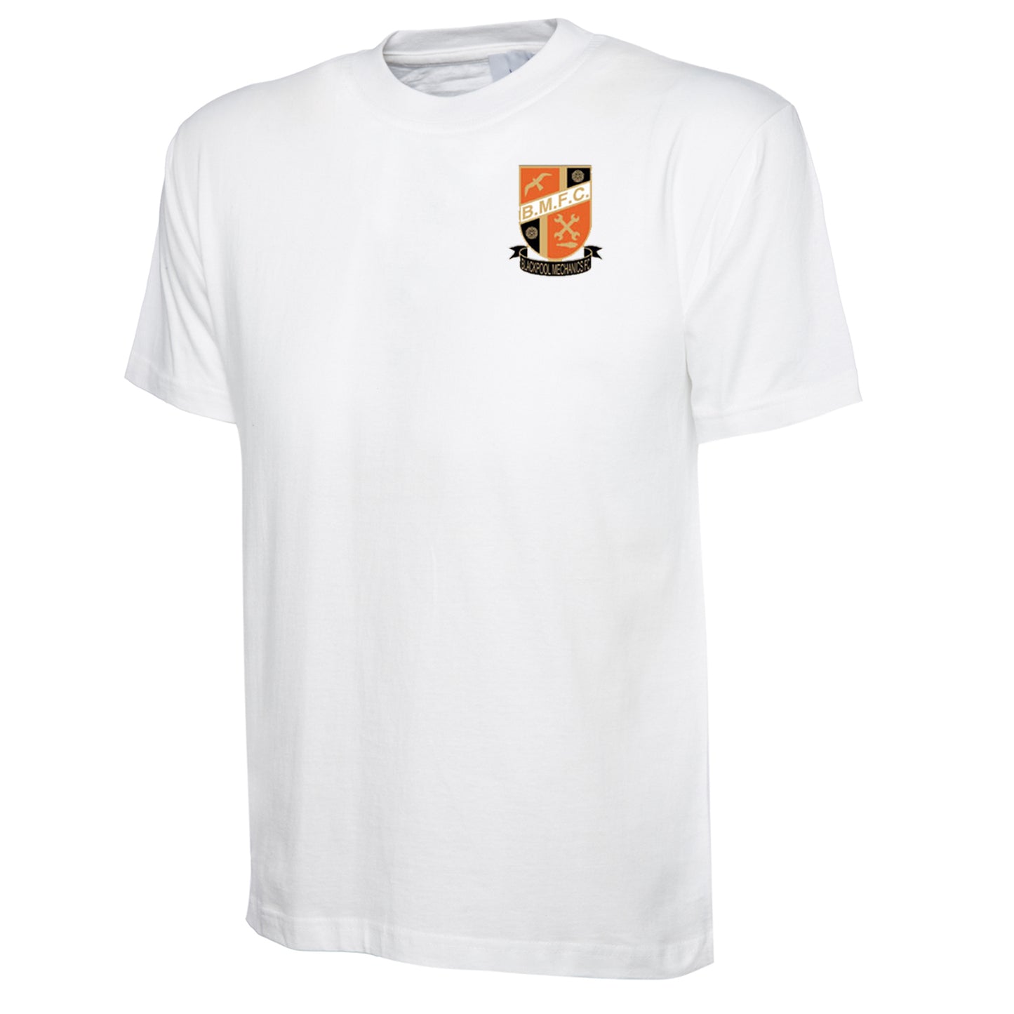 Retro Blackpool Metal Mechanics Embroidered Classic T Shirt