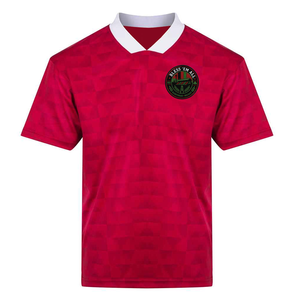 Bless em All Glentoran Football Shirt