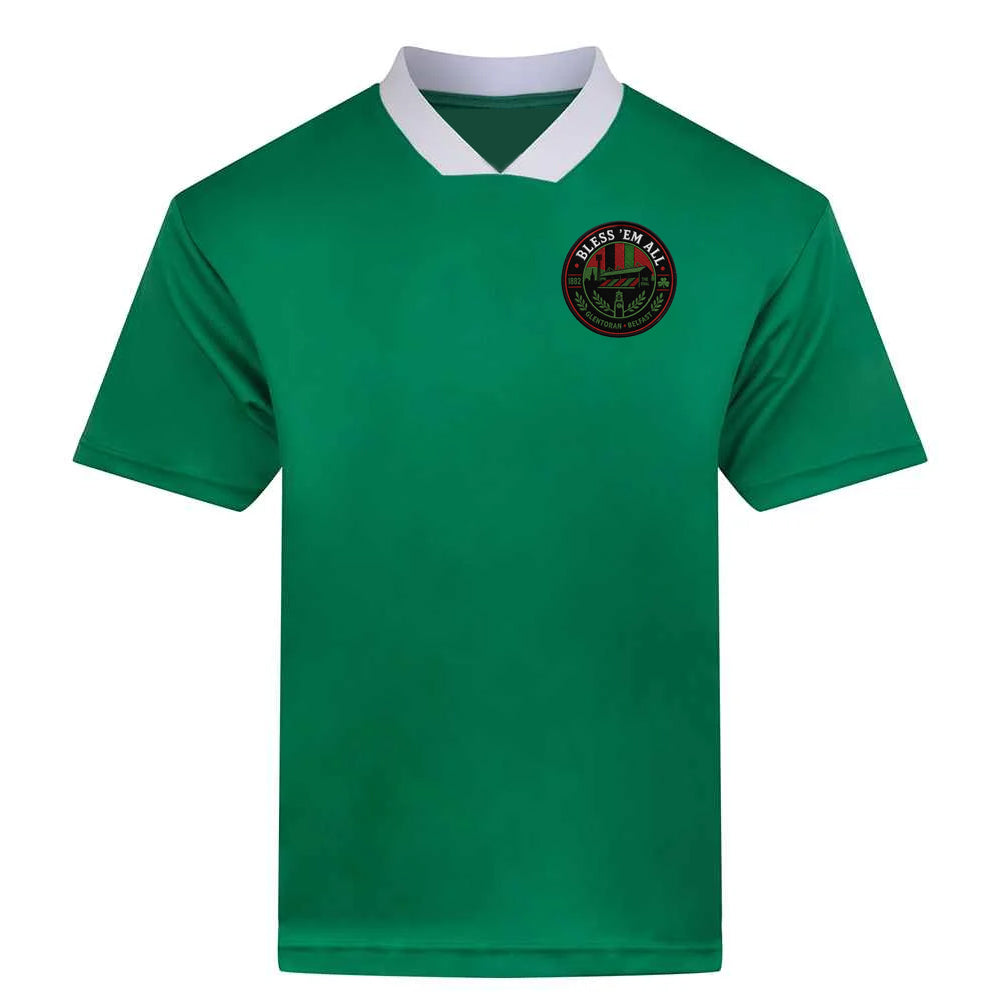 Bless em All Glentoran Football Shirt