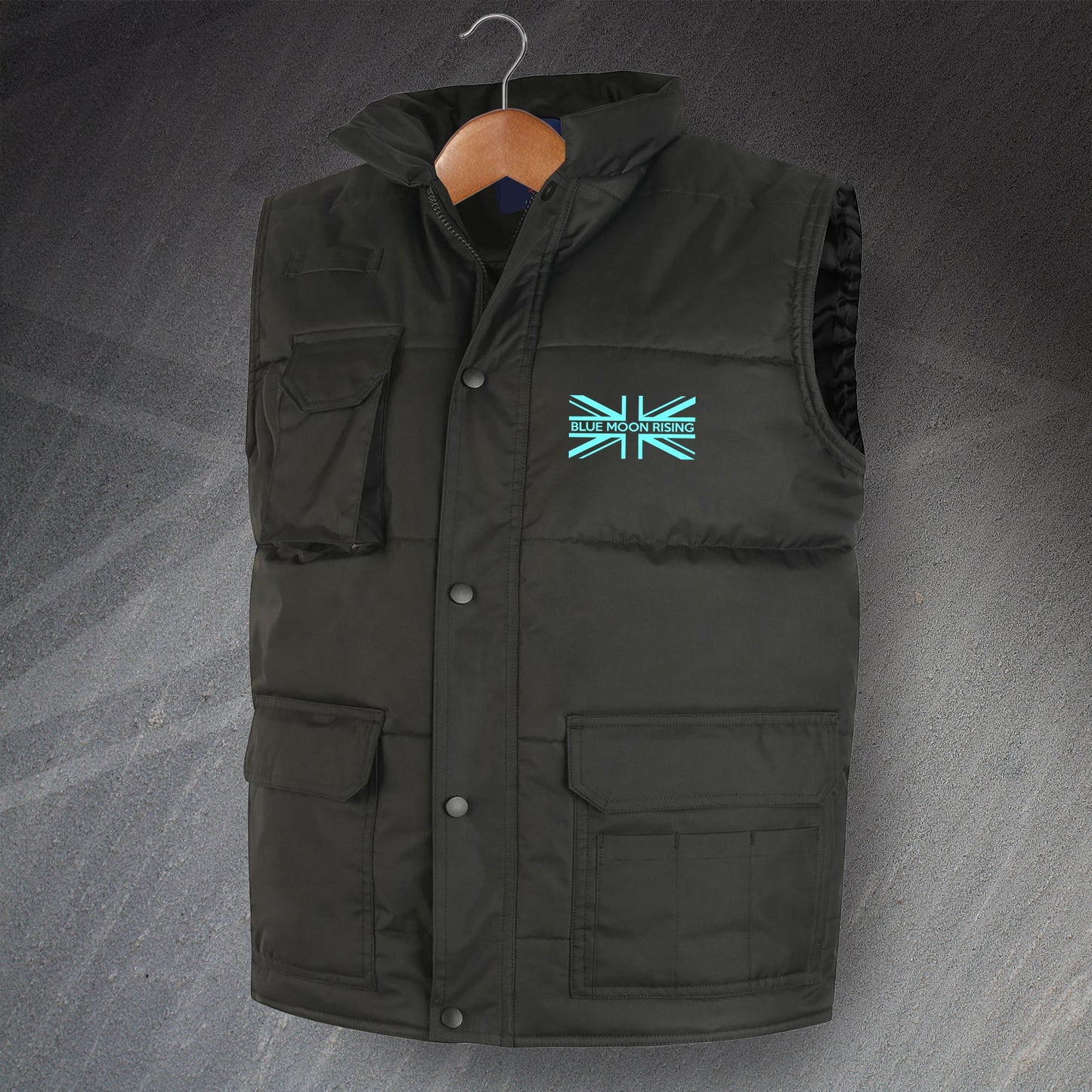 Blue Moon Rising Union Jack Super Pro Bodywarmer