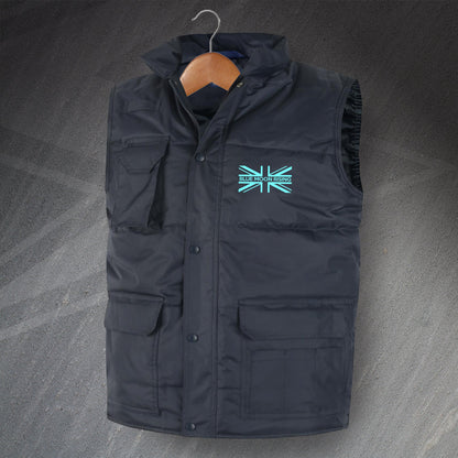 Blue Moon Rising Union Jack Super Pro Bodywarmer