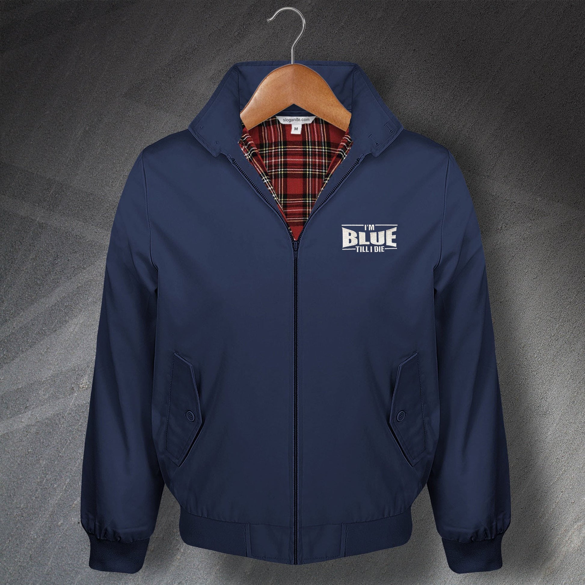 I'm Blue Till I Die Harrington Jacket