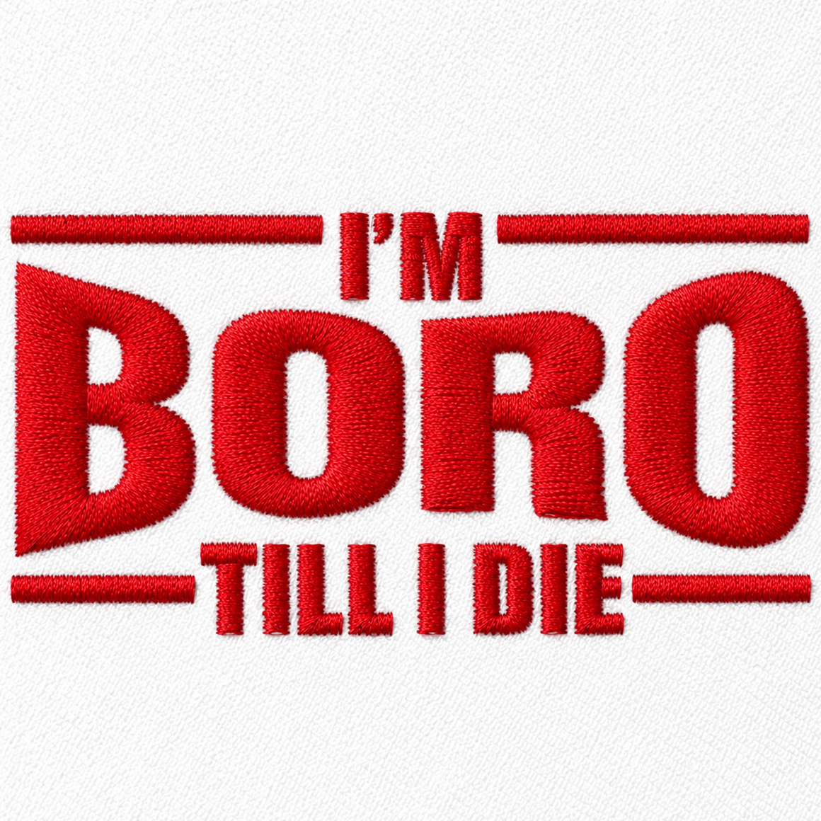 Boro Till I Die Football Shirt