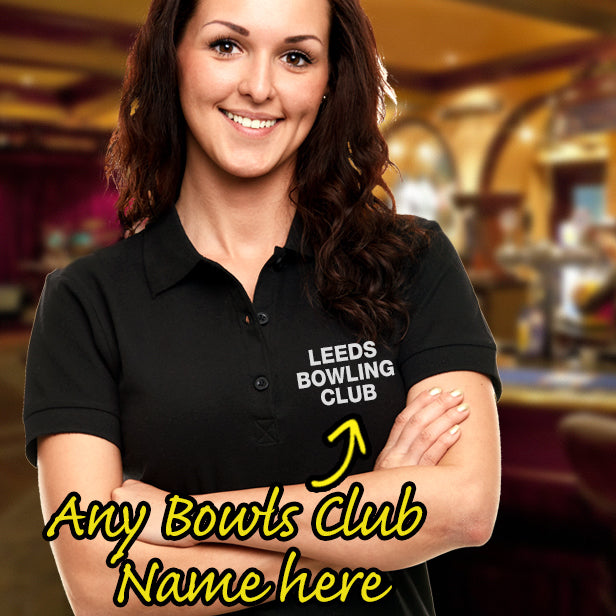 Personalised Bowls Club Embroidered Classic Polo Shirt