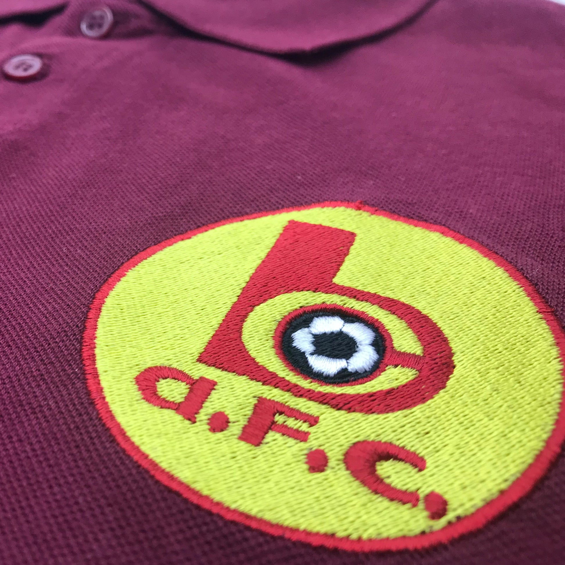 Old School Bradford Football Polo Shirt