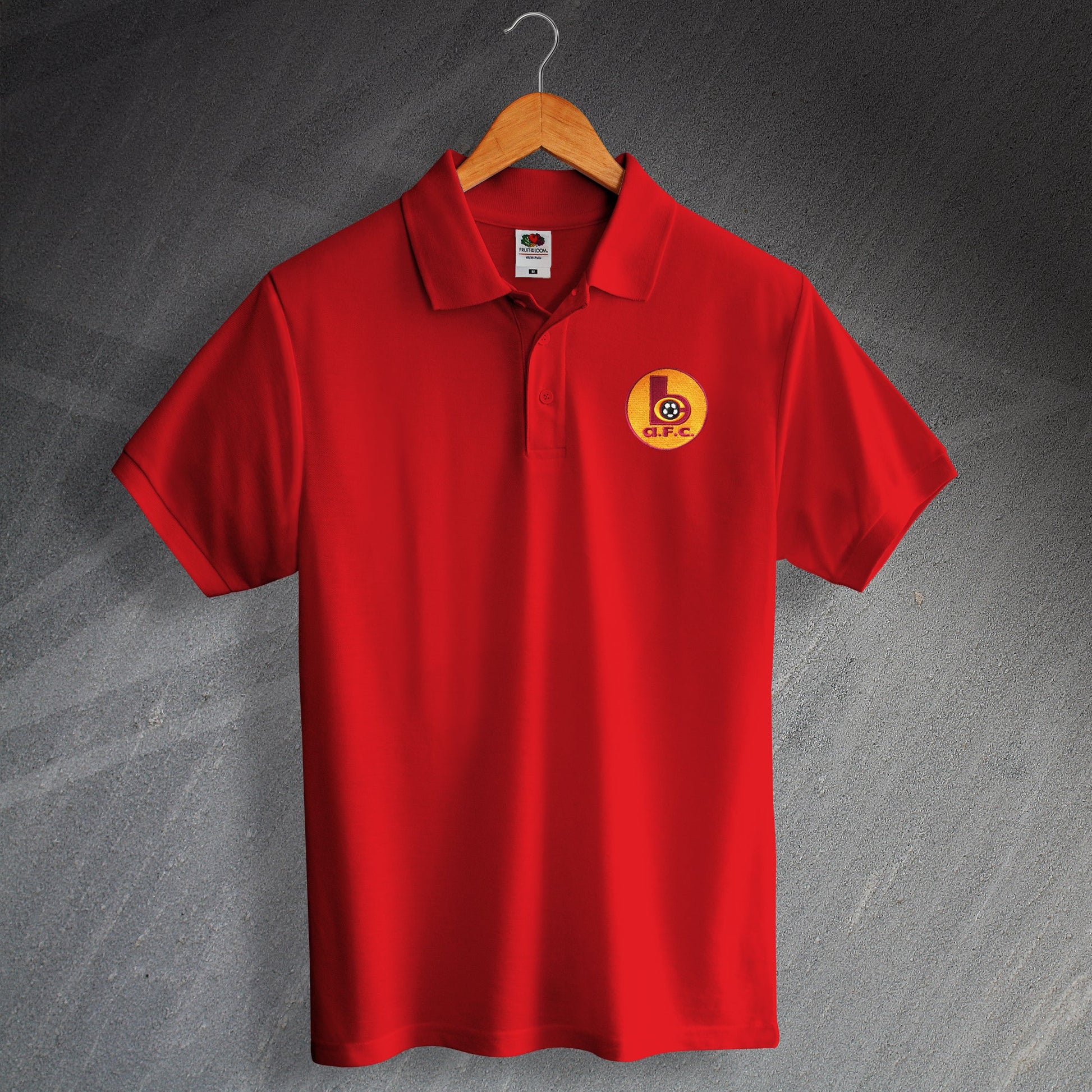 Old School Bradford Football Polo Shirt