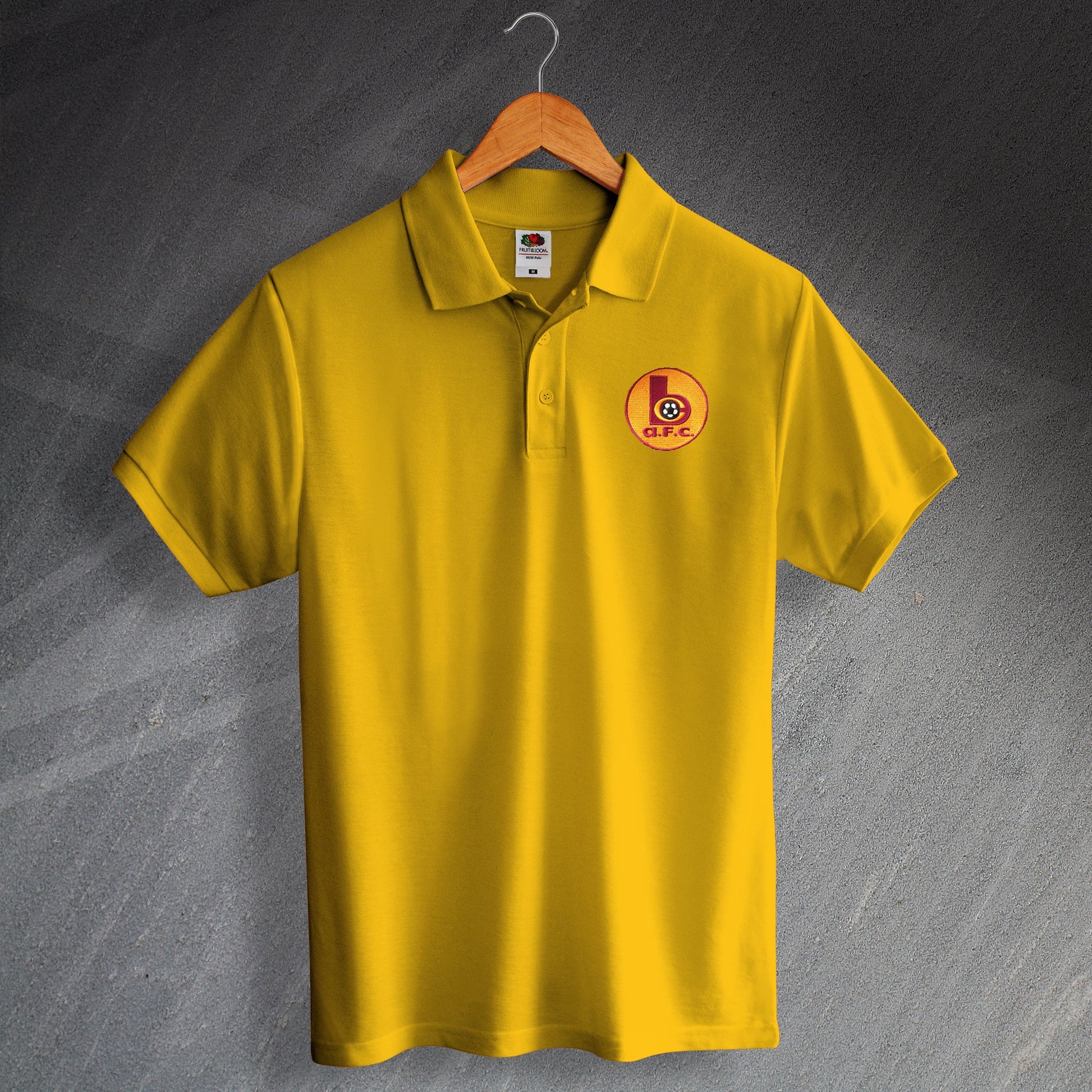 Old School Bradford Football Polo Shirt