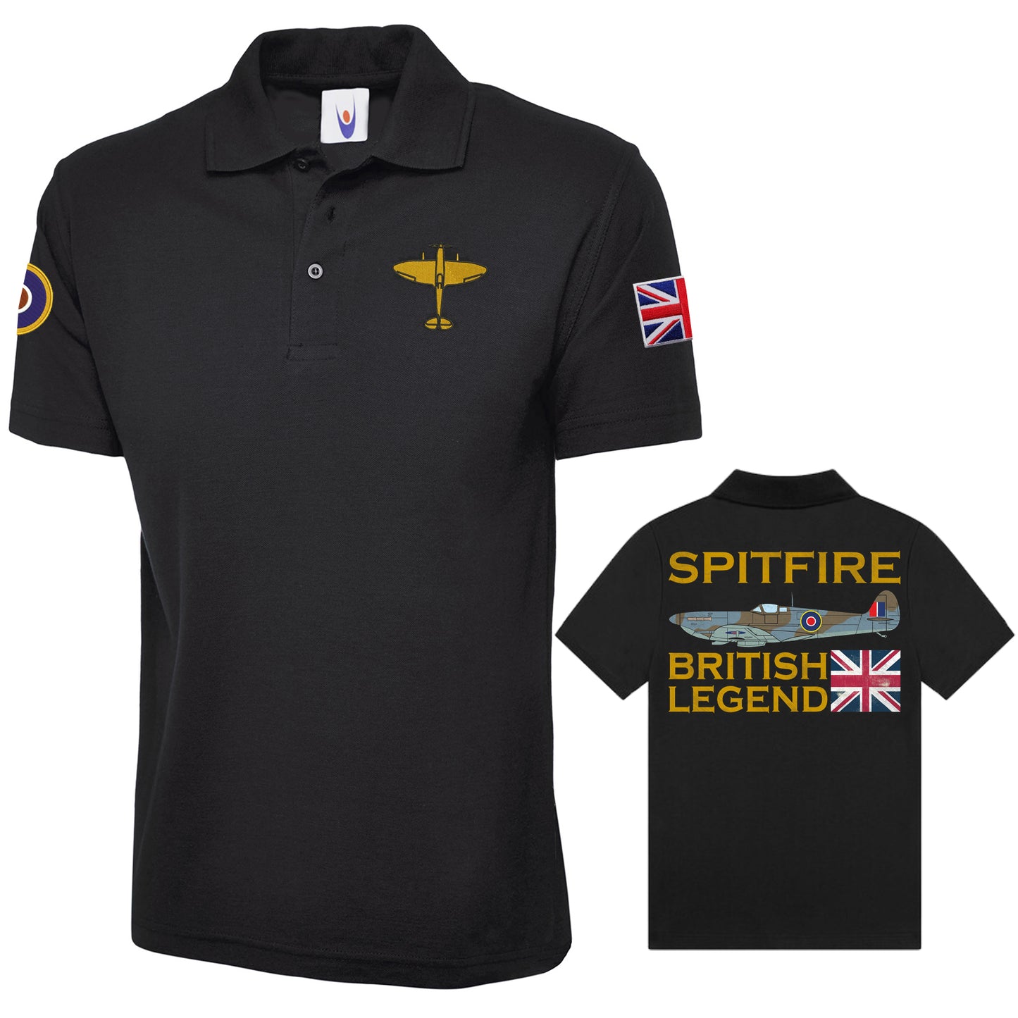 British Supermarine Spitfire Polo Shirt