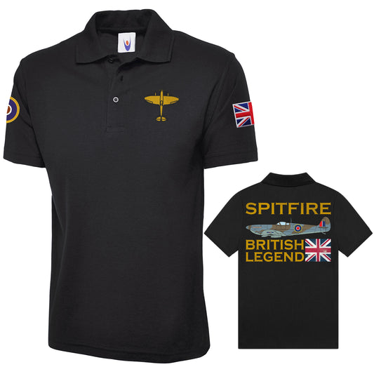 British Supermarine Spitfire Polo Shirt