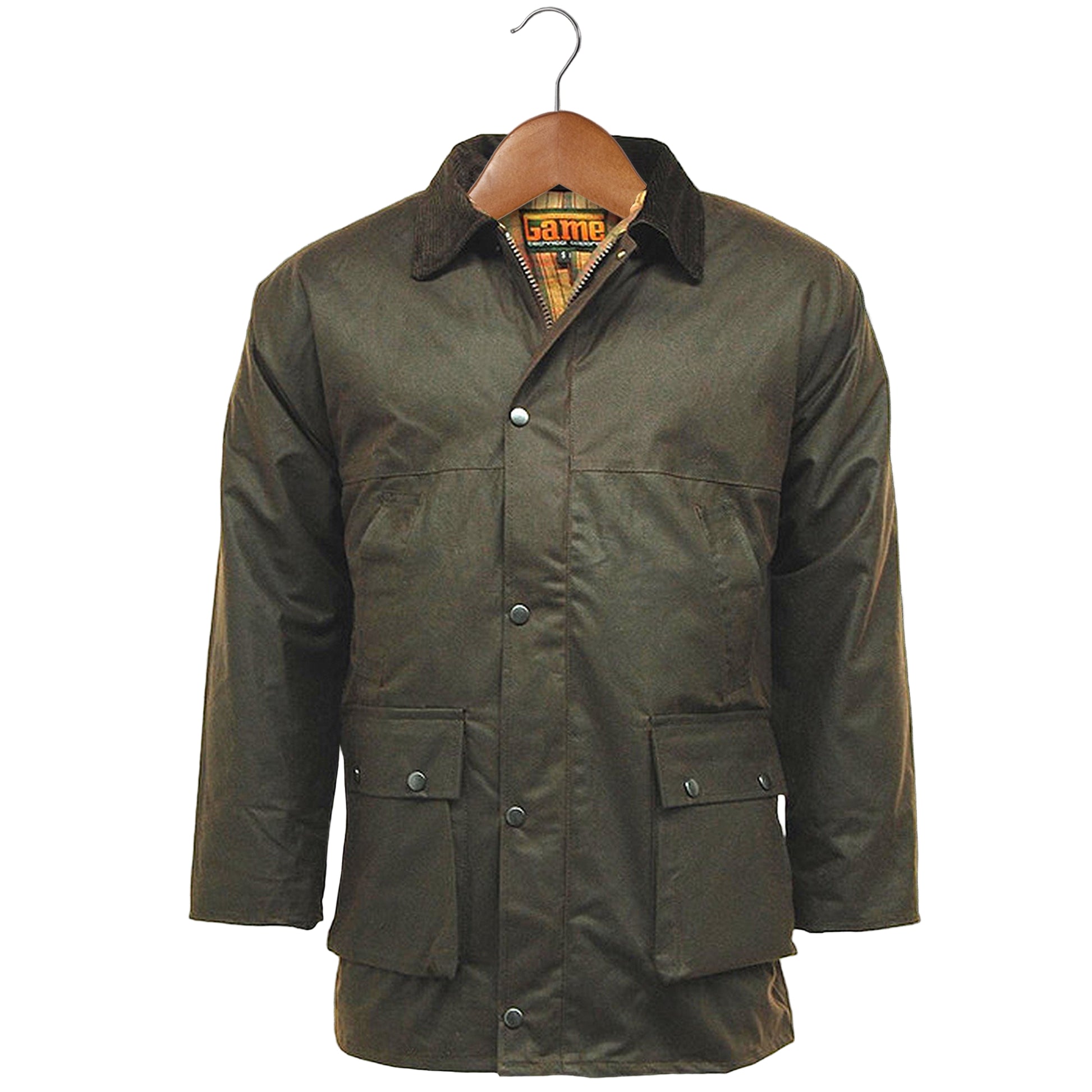 Brown Wax Jacket Mens