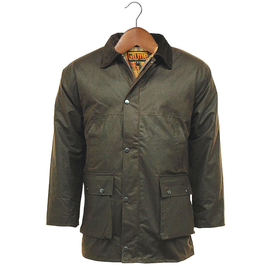 Brown Wax Jacket Mens