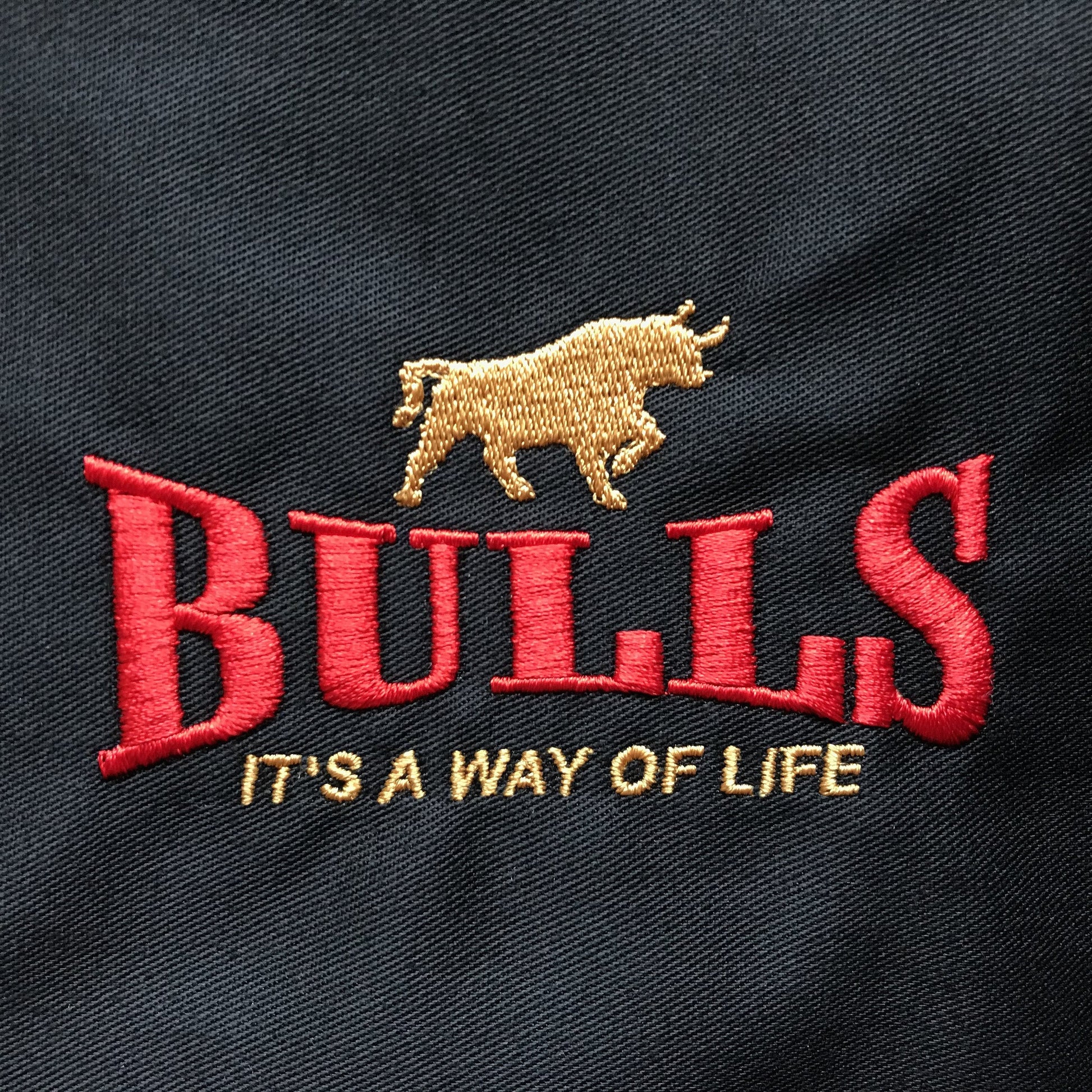 Bulls It's a Way of Life Embroidered Badge