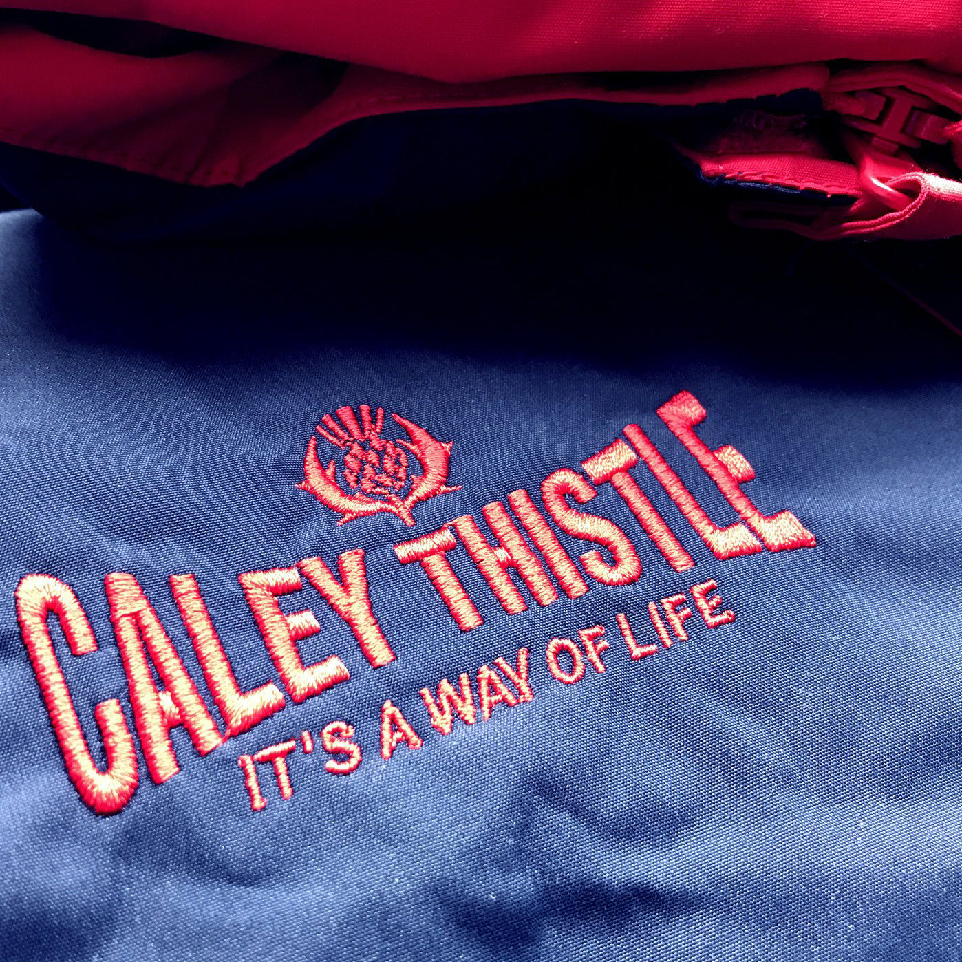 Caley Thistle It's a Way of Life Embroidered Badge