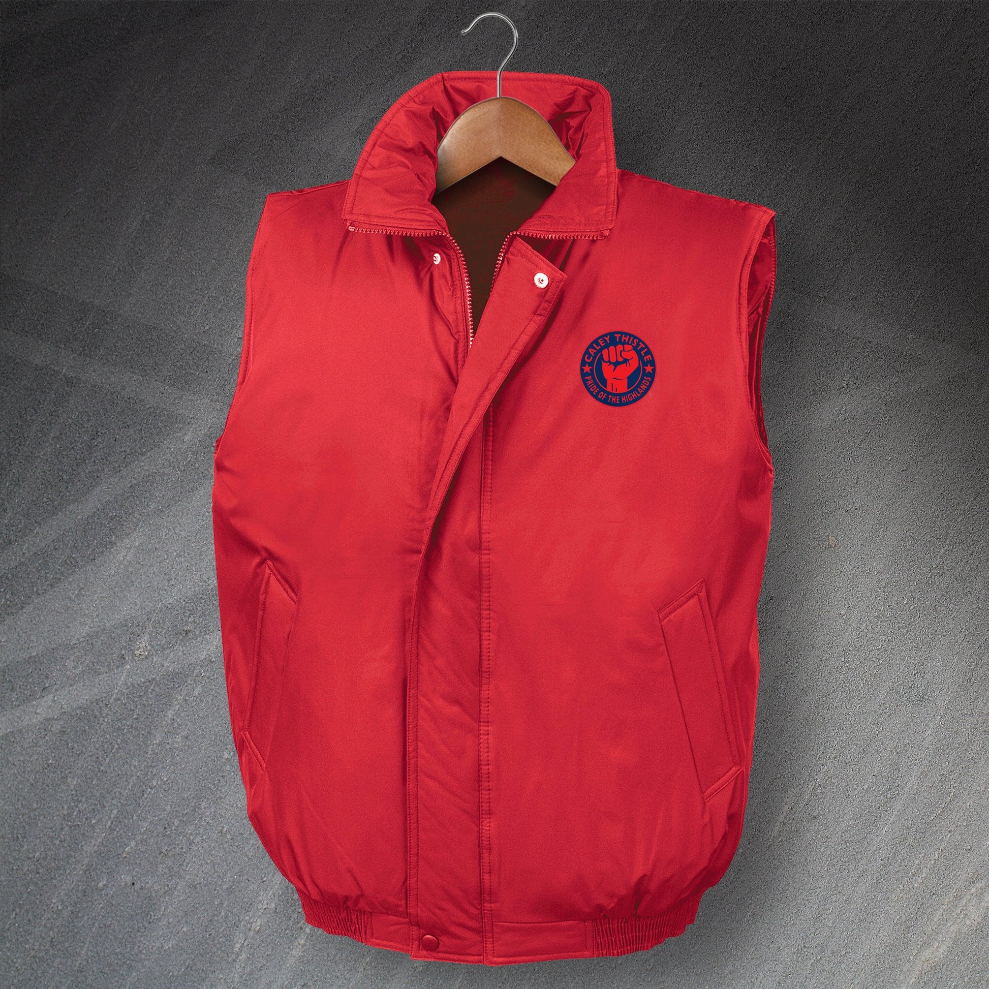 Caley Thistle Pride of The Highlanders Embroidered Padded Gilet