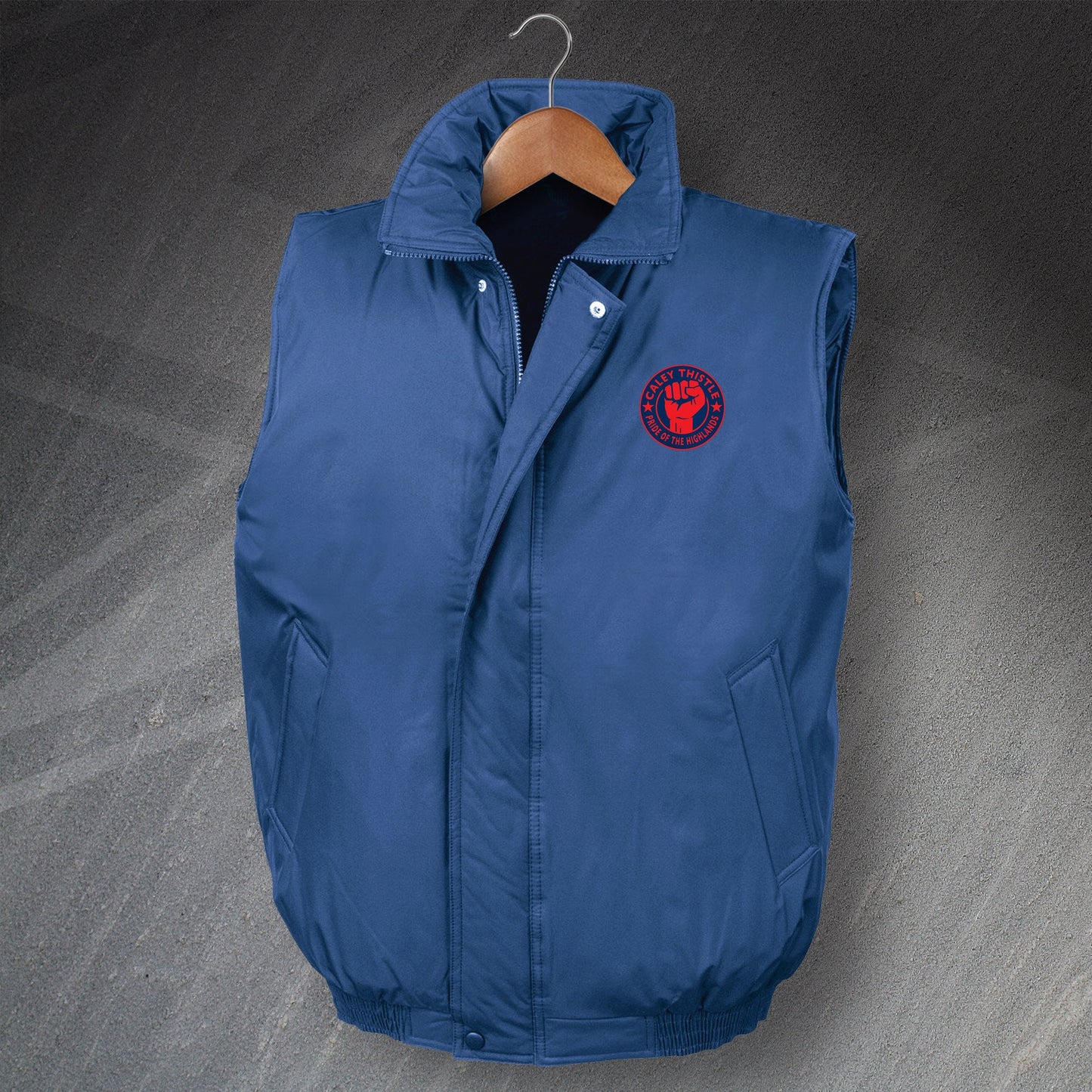 Caley Thistle Pride of The Highlanders Embroidered Padded Gilet