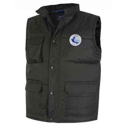 Retro Cardiff 1969 Embroidered Super Pro Body Warmer