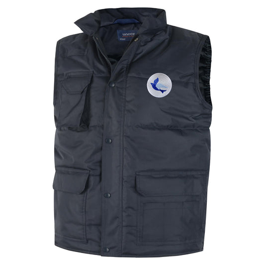 Retro Cardiff 1969 Embroidered Super Pro Body Warmer