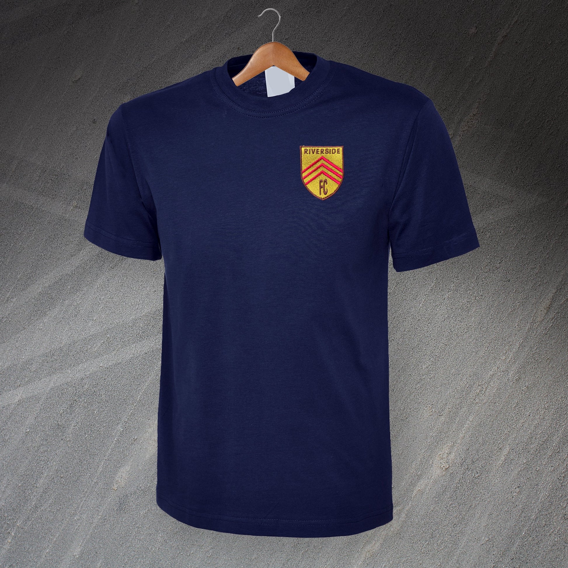 Retro Riverside FC Embroidered T-Shirt
