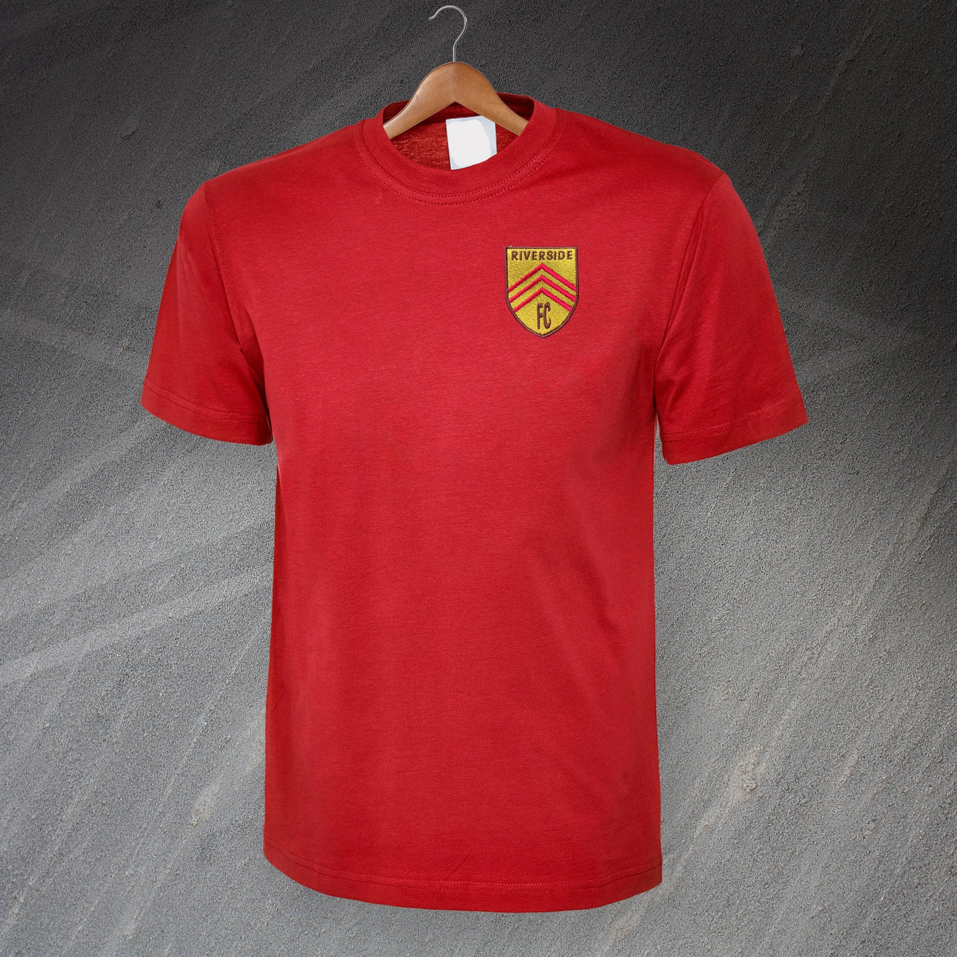 Retro Riverside FC Embroidered T-Shirt
