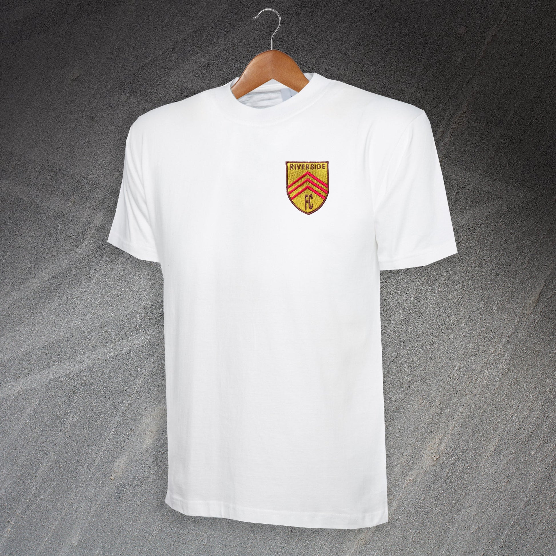 Retro Riverside FC Embroidered T-Shirt