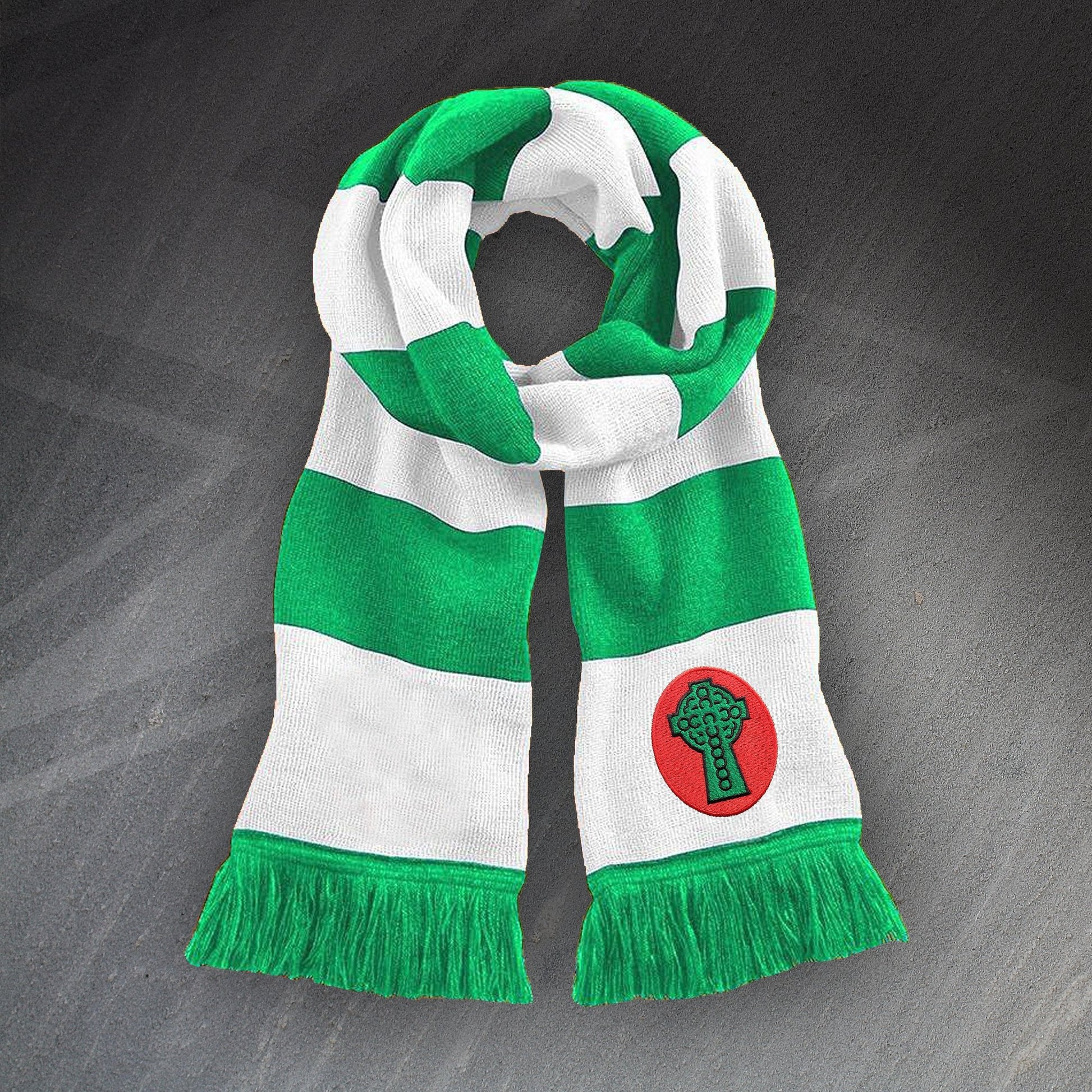 Embroidered Celtic Scarf